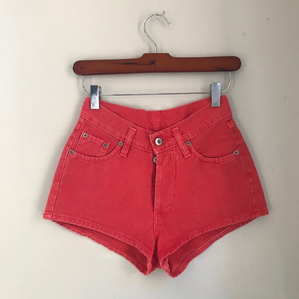 Vintage High-Waisted Jean Shorts
